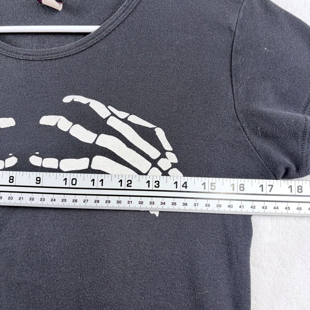 Misfits Skeleton Hands Graphic T-Shirt Black Short Sleeve Punk Band Tee Large - Picture 5 of 7